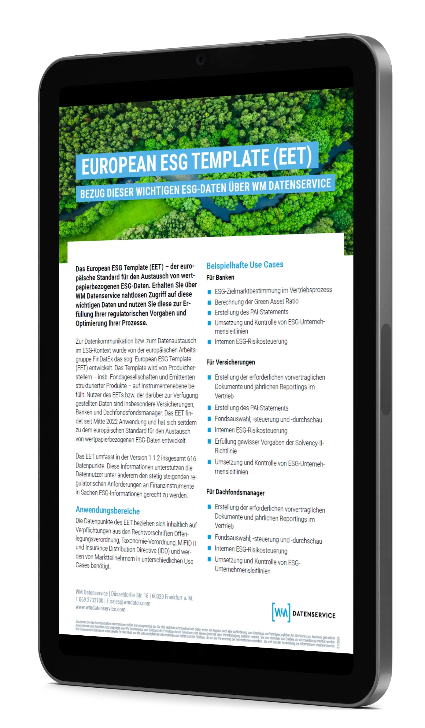 Factsheet European ESG Template