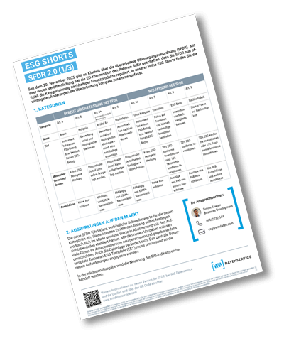 Flyer zur ESMA-Richtlinien zu Fondsnamen, WM-Datenservice
